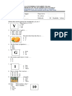 Soal Bahasa Inggris Materi Alphabet Kelas 1