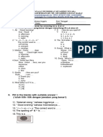 STS BAHASA INGGRIS Kelas 1