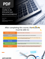 Chapter 1 Advanced Financial Statement Analysis and Valuation