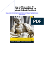 Advocacy and Opposition An Introduction To Argumentation 7th Edition Rybacki Rybacki Test Bank