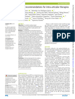 Eular Recomendation Intraarticular Injection