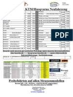 Sonderpreis Gebraucht Preisliste