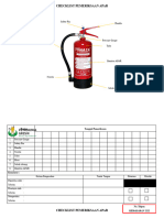 Checklist Pemeriksaan Apar