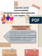 Participación Social Intersectorialidad