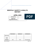 HSE Monthly Report 