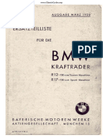 BMW R12 R17 Ersatzteilliste Illustrated Parts List Diagram Manual 1938