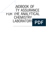 Quality Assurance For The Analytical Chemistry 1684144993