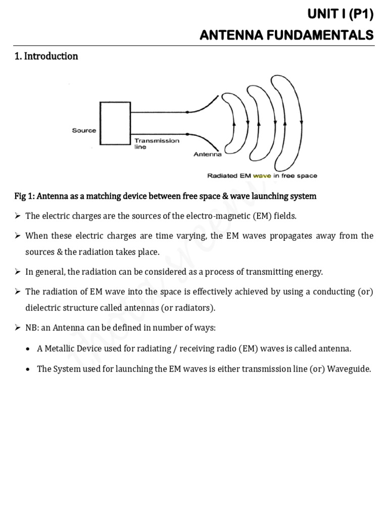 Antenna Fundamentals and Types Explained | PDF | Antenna (Radio) | Angle