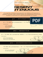 Presente Continuo (Infografia)