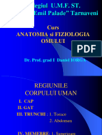 Anatomie Si Fiziologie - Curs 1-Introducere