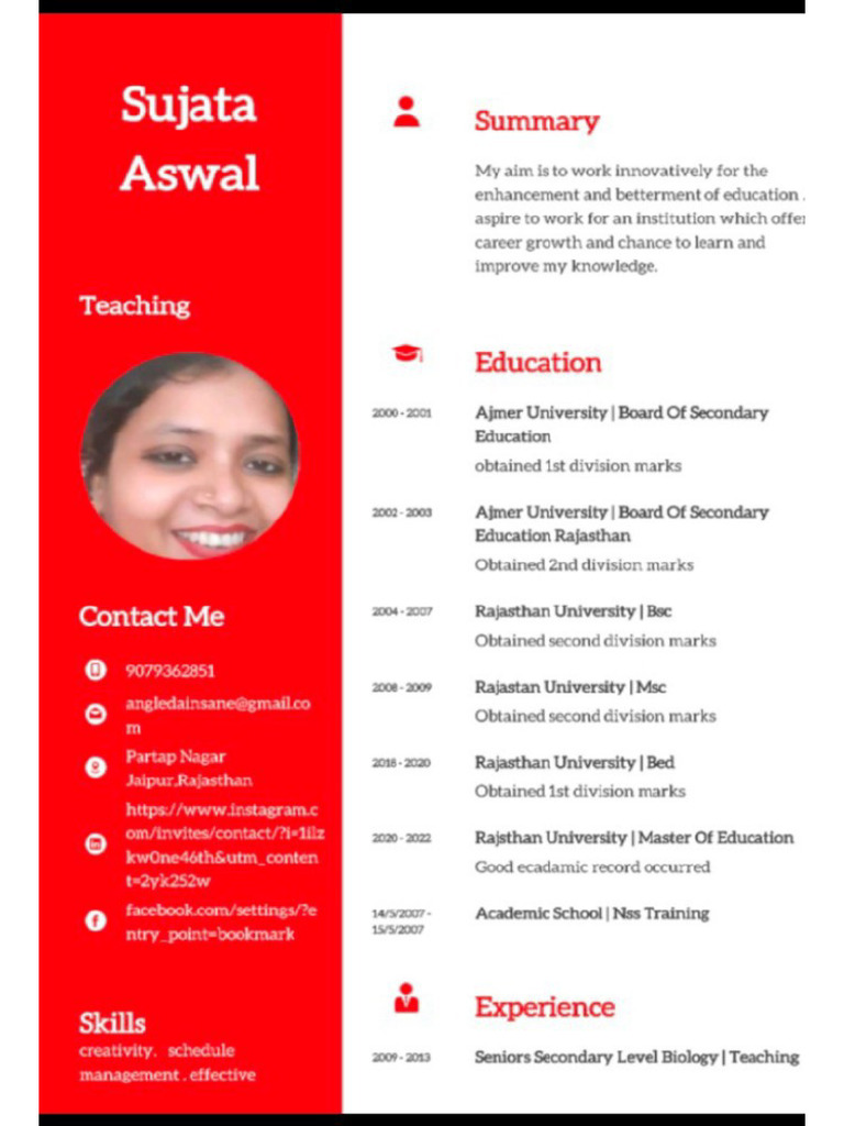 Resume pdf