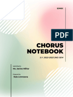 Chorus Notebook 2022-23 2nd Sem