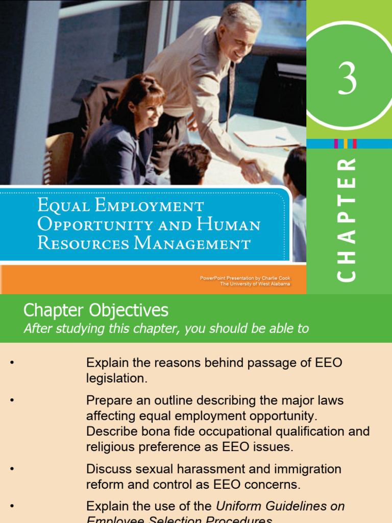 Overview of Equal Employment Opportunity Laws | PDF | Disparate Impact ...