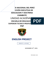 English Project Informe