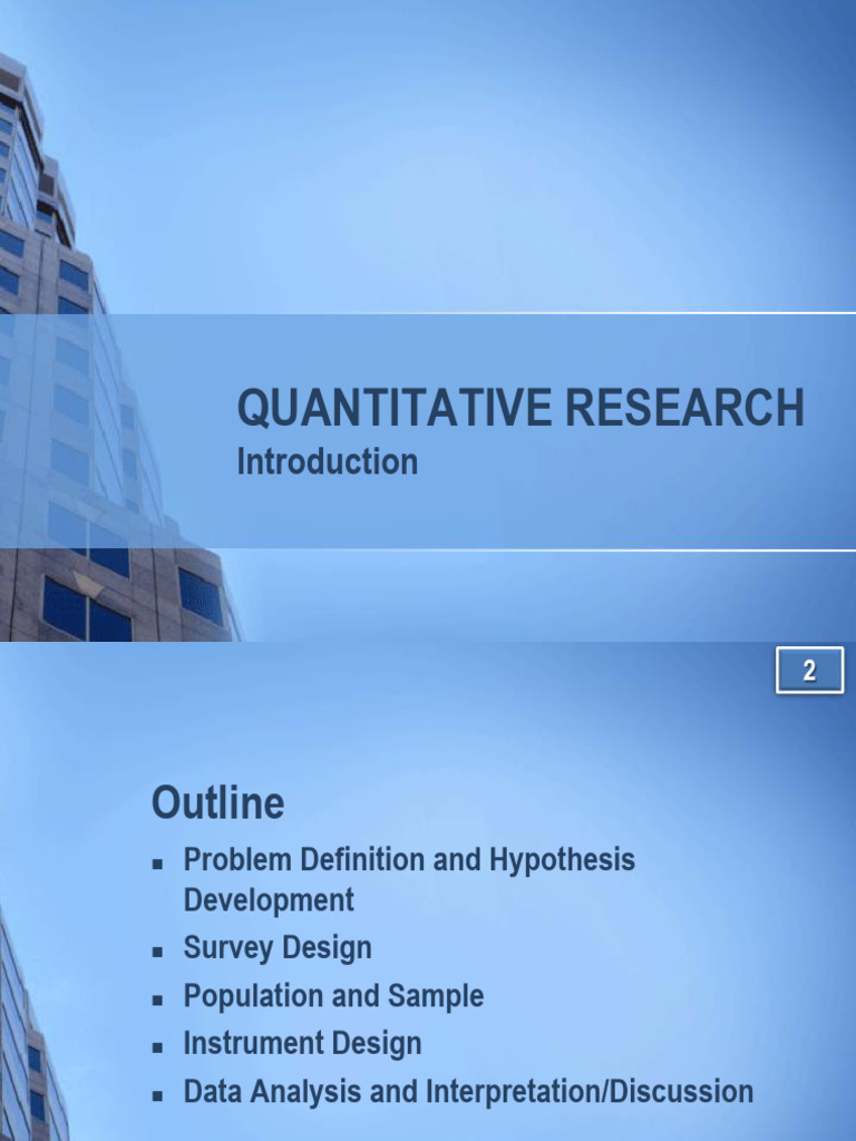 Quantitative Research 1 112 | PDF | Sampling (Statistics) | Survey ...