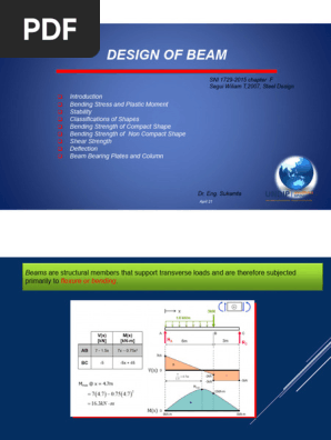 Design of Beam | PDF | Bending | Buckling