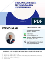 Pengelolaan Kurikulum Dan Pembelajaran Diferensiasi