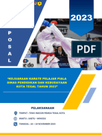 Proposal Kejuaraan Karate Pelajar Piala Dinas Pendidikan Dan Kebudayaan Kota Tegal Tahun 2023