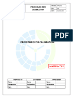 RPQP05 Calibration Procedure