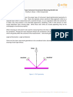 Identifying The Proper Instrument Geometry For Measuring Metallic Inks