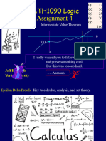 Assignment 4 MATH1090 Logic: Intermediate Value Theorem 0