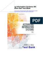 Accounting Information Systems 9th Edition Hall Test Bank