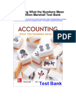 Accounting What The Numbers Mean 11th Edition Marshall Test Bank