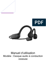 Manuel D Utilisation Casque Audio À Conduction Osseuse TTE475