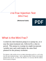 9 Pre-Frac Injection Test
