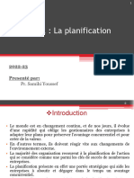 Chapitre 2 - La Plannification