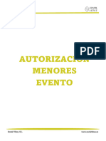 Autorización Menores