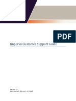 Imperva Customer Support and Warranty Guide v23-2 - 15-FEB-2018