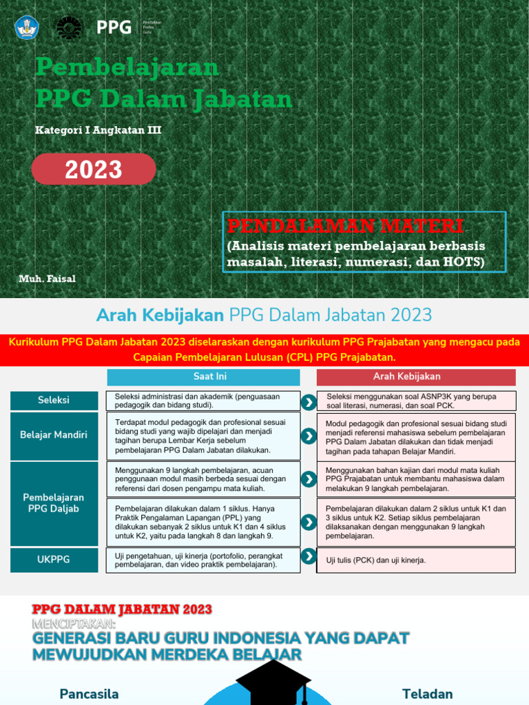 Pendalaman Materi Ppg Daljab 2023 Kemendikbud Pdf