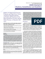 Impact of Supervised Exercise Program and High Dose Cholecalciferol Supplementation On Health and Function of The Musculoskeletal System Among Older Persons A Narrative Review