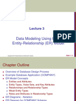 3 - Data Modeling Using The Entity-Relationship