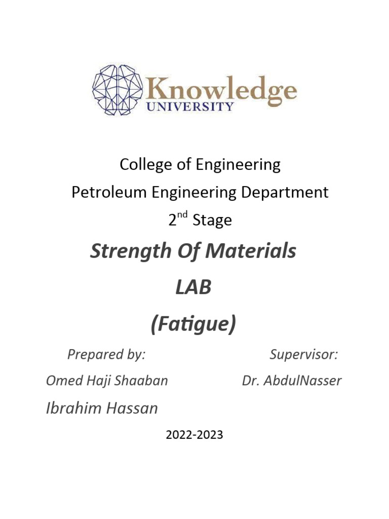 Fatigue Som Pdf Fatigue Material Fracture