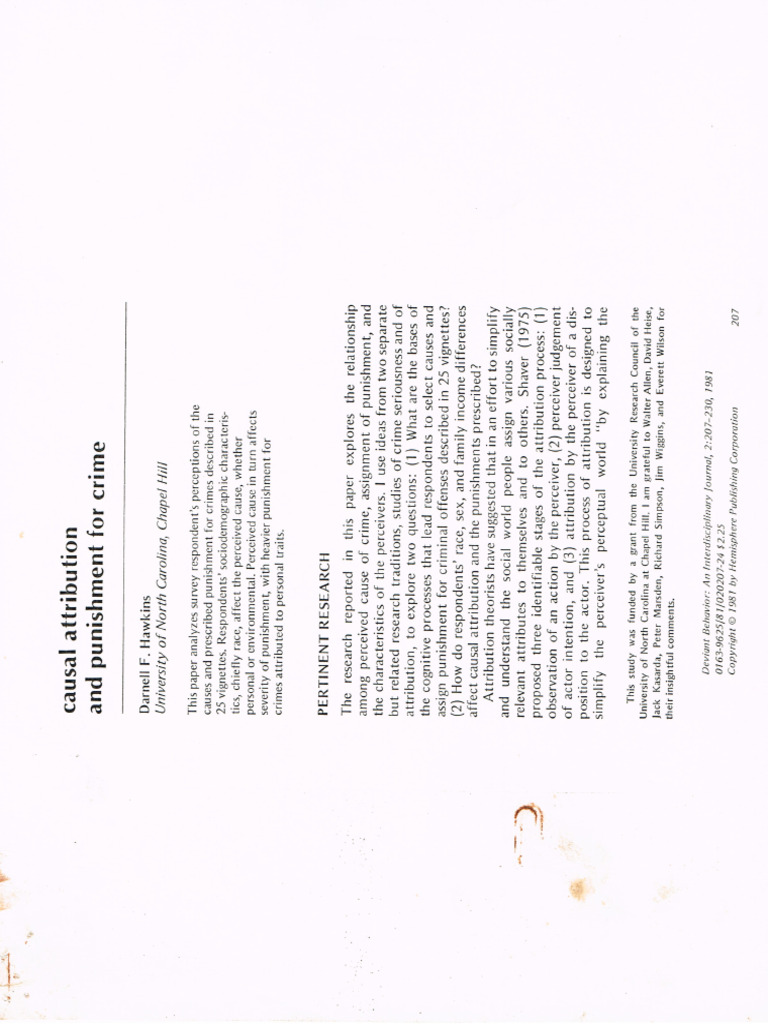 Hawkins 1981 | PDF
