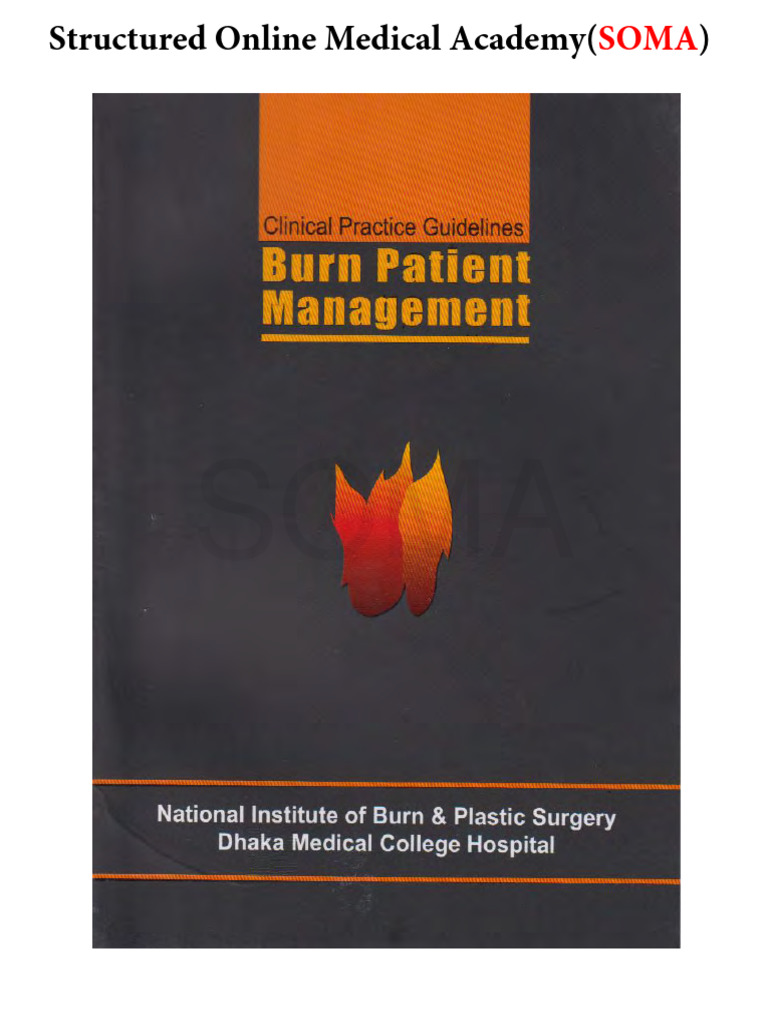 Clinical Practice Guidelines Burn Patient Management (By National