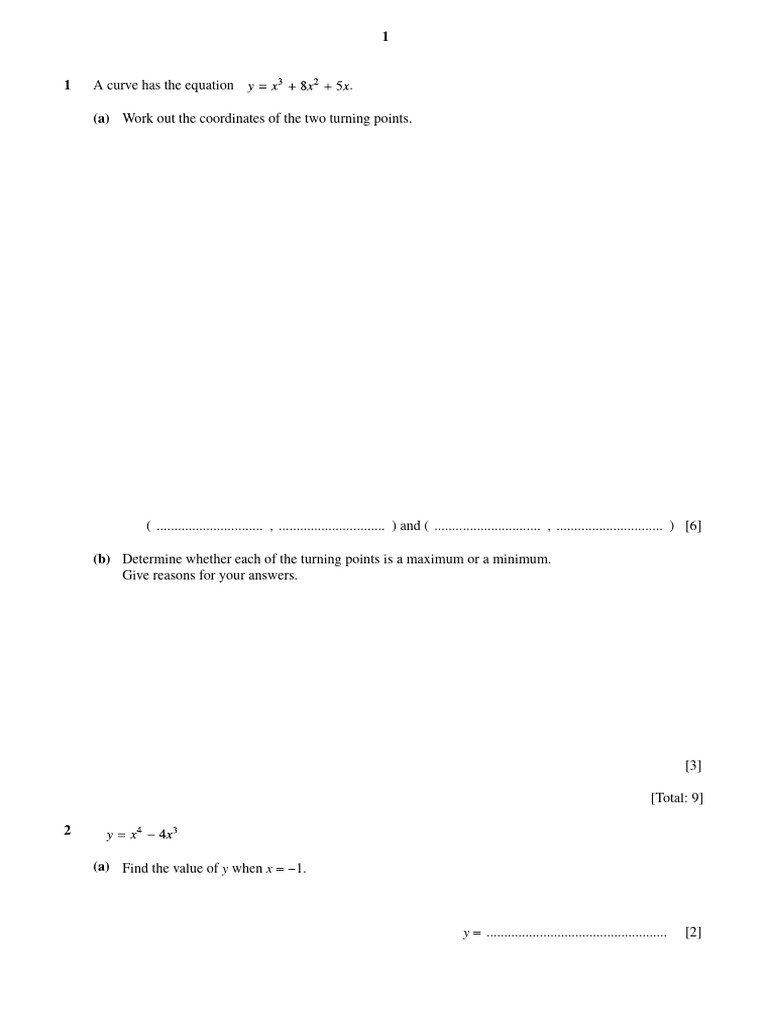 Ch.18 Curved Graphs WS | PDF | Equations | Combinatorics