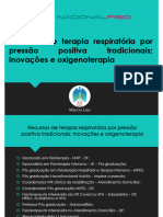 Recursos de Terapia Respiratória Por Pressão Positiva Tradicionais e Inovações e Oxigenoterapia 2