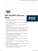 268 ChatGPT Business Ideas