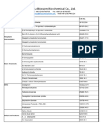 Product List of Blossom Biochem