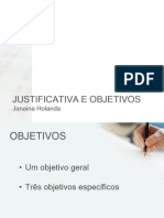 Justificativa e Objetivos