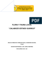 Flora Y Fauna Local "Calabozo Estado Guárico": U.E. Colegio "Monseñor Salustiano Crespo"