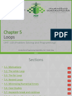 Chapter5 CPIT110 v2 Loops