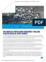 The World's Population Consumes 1 Million Plastic Bottles Every Minute - Plastic Soup Foundation