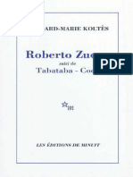 Bernard-Marie Koltes (Roberto Zucco (Zucco, Roberto) ) (Z-Library)