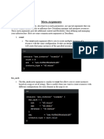 Meta Arguments