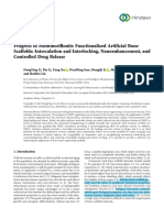 Progress in Montmorillonite Functionalized Artificial Bone Scaffolds Intercalation and Interlocking Nanoenhancement, and Controlled Drug Release