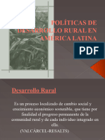 Políticas de Desarrollo Rural en América Latina